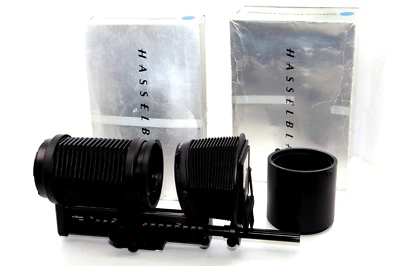 Hasselblad Automatic Bellows Extension, Lens Shade, Slide Copier, Double Cable. - Image 1 of 4