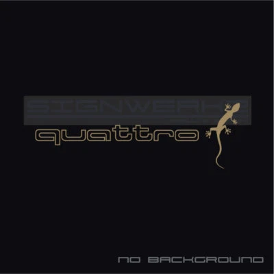Audi Gecko Quattro decal Sticker EURO Racing mod A4 S4 S3 TT R8 A6 Q5 wrap Pair - Image 1 of 4