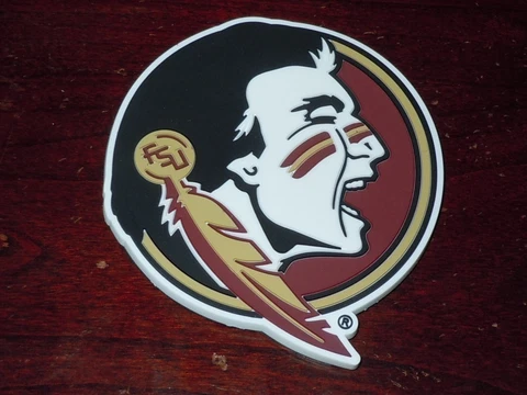 NCAA Vtg FLORIDA STATE SEMINOLES Large RUBBER ACC FRIDGE MAGNET Standings Board Cover