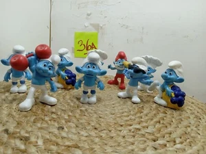 Juego de 8 figuras pitufos mcdonalds 2011 - Imagen 1 de 7