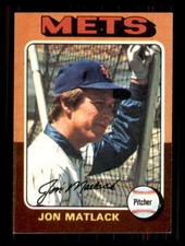 1975 Baseball Topps Jon Matlack New York Mets #290 1