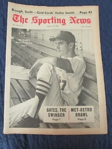 THE SPORTING NEWS AUGUST 24, 1968 DAL MAXVILL ST LOUIS CARDINALS - Picture 1 of 12