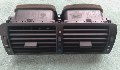 2001 BMW 330 CI E46 3 SERIES M54 OEM DASH CENTER VENTS HVAC VENTS 3356-01 BLACK - Image 1 of 4