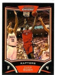 Chris Bosh 2008-09 Bowman Chrome Refractor /499 #4 Raptors