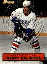 1998 Bowman CHL Scout's Choice #SC2 Manny Malhotra 