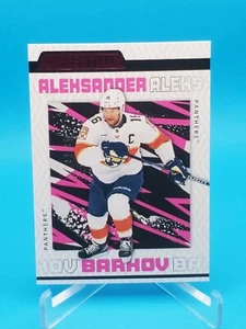 Aleksander Barkov 2023-24 UD Credentials #37 Pink Parallel SP 43/49 -Panthers - Picture 1 of 2