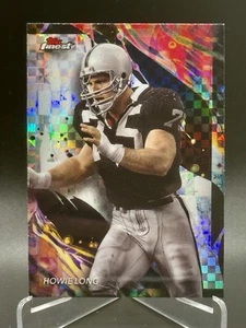 2024 Topps Finest Howie Long #143 Uncommon Checkerboard Refractor - Picture 1 of 1