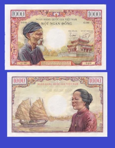 Vietnam vietnam south 1000 dong 1955 - Copy - Picture 1 of 1