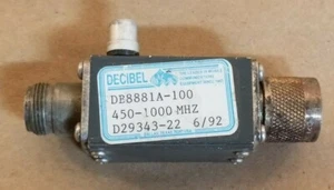 Sensor de alimentación de RF unidireccional Decibel dbSpectra DB8881A-100 UHF 450-1000 MHz - Imagen 1 de 6