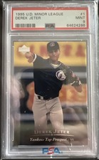 1995 Upper Deck Minor League #1 Derek Jeter #1 PSA 9 New York Yankees HOF ROOKIE