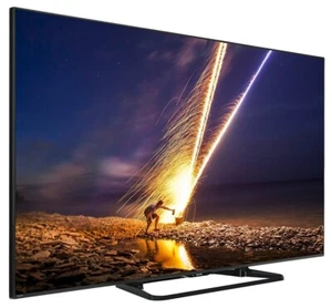Soporte de TV Sharp LC-60LE661U con soportes de poste, negro - Imagen 1 de 5