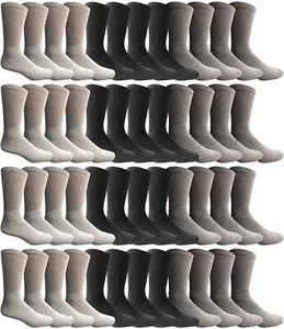 48 Pairs of Women's Sports Crew Socks, Size 9-11, Assorted - Womens Crew Sock - Picture 1 of 7