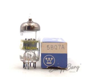 Vintage Westinghouse 5BQ7A/5BQ7A Twin Triode High Frequency Television Audio Vac