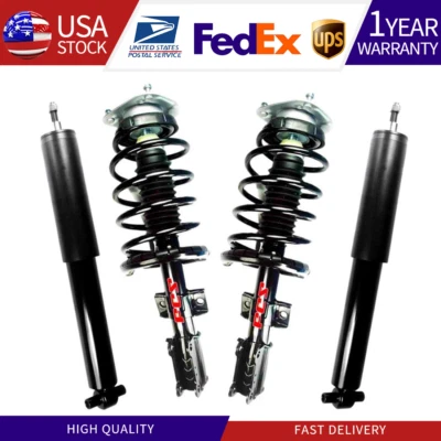 Juego de 4 piezas amortiguadores delanteros completos de puntal y traseros para Volvo S60 S80 V70 FCS Foto 1 de 4