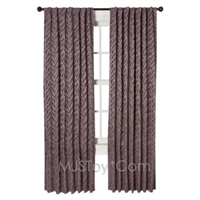 NUEVO HOGAR Panel de tratamiento de una ventana Cortina de cebra 54x84 pulgadas Gris/Marrón/Púrpura Foto 1 de 1