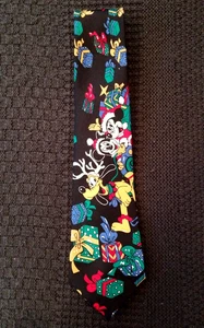 Corbata Navidad Walt Disney Mickey Unlimited 100% Poliéster - Imagen 1 de 4