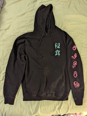 Толстовка с капюшоном Junji Ito x Crunchyroll Uzumaki ужасы манга аниме черная размер маленький - Изображение 1 из 4