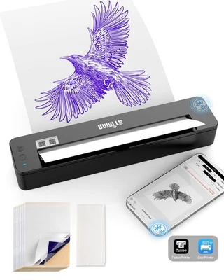 PHOMEMO STIGMA Tattoo Transfer Stencil Machine A4 Printer Bluetooth Tattoo Thermal Stenc