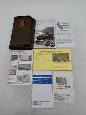 2011 Jeep WRANGLER Guia do Usuário de Fábrica Conjunto Manual do Proprietário Rubicon 3.8L V6 4WD  - Imagem 1 de 3