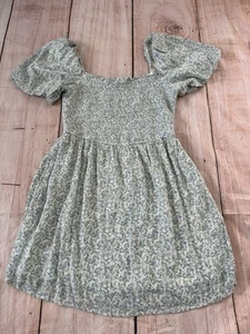 Mini abito donna Abercrombie & Fitch popeline manica a sbuffo babydoll XL floreale - Foto 1 di 5
