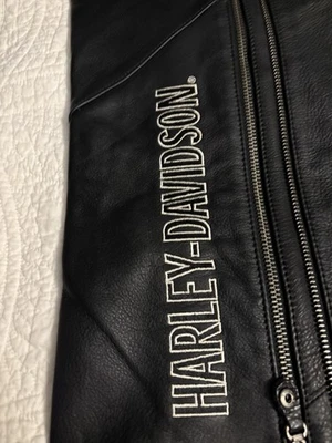 Harley Davidson Hombre/Mujer Unisex DELUXE Cuero Chaps | Pequeño Foto 1 de 4