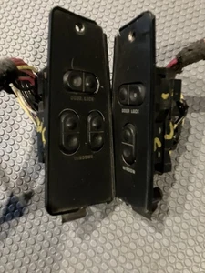 87-93 Mustang LH Driver RH Passenger Power Door Window Lock Switches Harness OEM - Picture 1 of 14