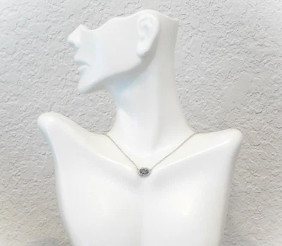 Collar Chelsea Firmado Kendra Scott Drusy con Circonita Cúbica Chapado en Plata Foto 1 de 4