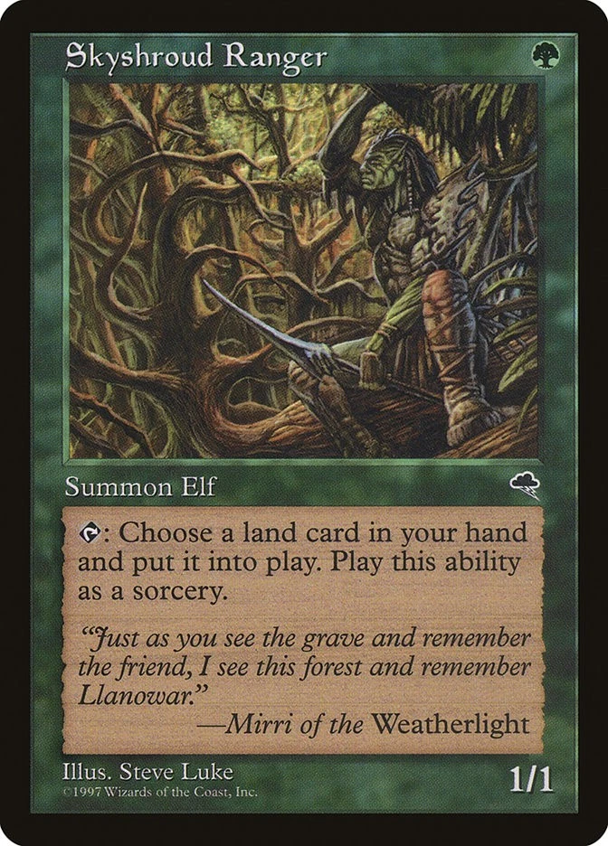 4x Skyshroud Ranger - LP -  Tempest Block - SPARROW MAGIC mtg - Image 1 of 1