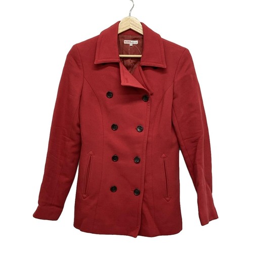 Autentico MICHAEL KORS Cappotto donna rosso