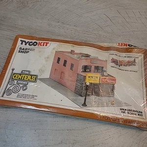 Tyco HO Scale Model Train Barber Shop Building Kit Center Street Series NEW - Picture 1 of 7