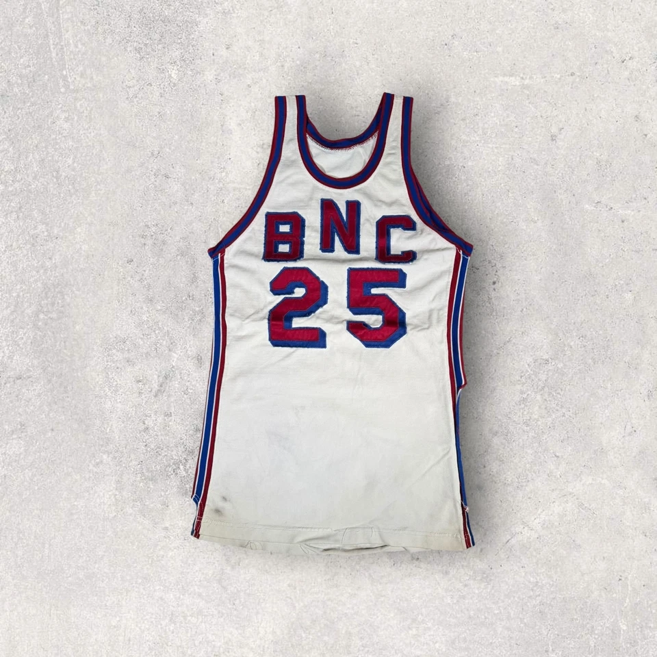 Vintage 70s Rawlings BNC Durene Basketball Jersey Size 42 FLAWS - Image 1 of 4