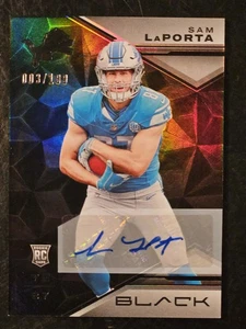 2023 Panini Black Sam LaPorta 3/199 Autograph Rookie NM/Mint - Bild 1 von 7