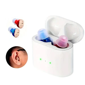 Noise-Canceling Rechargeable Hearing Aids with Magnetic Charging Case  ！ - Picture 1 of 21