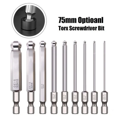 Professional Grade Metric Hex Bit Magnetic Driver Bit 1pc Fast Delivery - Image 1 of 4