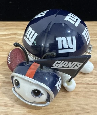 NFL NY Giants Fútbol Raro 2012 Caja de Música Caja de Baratijas Numerada Bradford Exchange Foto 1 de 4