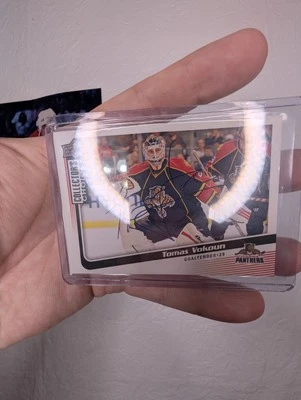 Tarjeta autografiada portero 29 2009-10 Upper Deck Collectors Choice Tomas Vokoun Foto 1 de 2