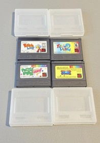 Puzzle Link 1 & 2 - Puzzle Bobble - Cardfighters 4 Game Bundle - Neo Geo Pocket