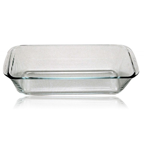 Moule à Cake Verre Pyrex 28cm - Plat à Pain Rectangulaire Allant Au Four Micro-ondes