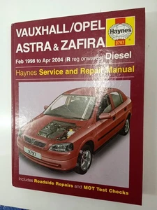 Vauxhall/Opel Astra & Zafira 1998-2004 Diesel Haynes Service Repair Manual 3797 - Picture 1 of 3