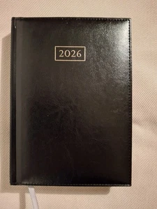 1 Buchkalender Wochenplaner 2026 Schwarz Tagesplaner Terminplaner Organizer - Bild 1 von 14