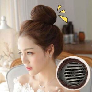 Hair Bun Donut Roller Hairpiece Straight Hair Chignon Bun Hair Chignon