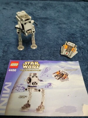 Lego Star Wars AT-ST & Snowspeeder #4486 Juego Completo Construido con Manual COMO NUEVO Foto 1 de 4