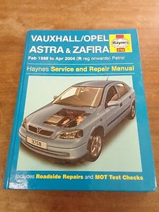 VAUXHALL OPEL PETROL ASTRA,ZAFIRA FEB 1998 TO APR 2004 HAYNES WORKSHOP MANUAL - Picture 1 of 24