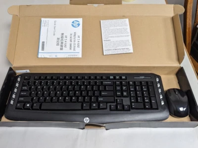 HP Wireless Classic Desktop Keyboard and Mouse LV290AA NO DONGLE - Image 1 of 3
