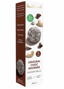 Health Lab Original Choc Brownie Protein Balls Vegan Gluten Free 200g - Picture 1 of 4