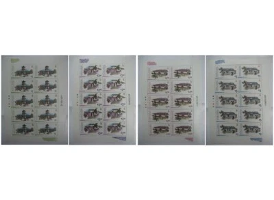 Hoja completa de estampillas de patrimonio rural de Hong Kong 1995, juego de 10, MNH DESPLEGADO Foto 1 de 3