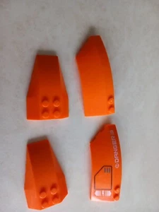 Lego Exo Force 7706 4 pieces from set - orange - Picture 1 of 1