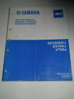Yamaha  Sxv60 Erj Sxv60 J Vt60j Snowmobile Official Service Shop  Repair Manual