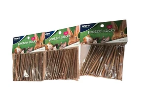Ware Natural Pretzel Sticks Chew Toy For Guinea Pigs Gerbils Rabbits LOT OF 3 - Picture 1 of 1