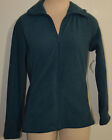 Women's Old Navy Kelp Green Microfleece Long Sleeve Full Zip Sweater XS - 2XL